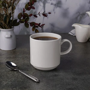 Кружка 370 мл белая d 8,5 см h9,1 см Neo Silk Stackable Noble [6]