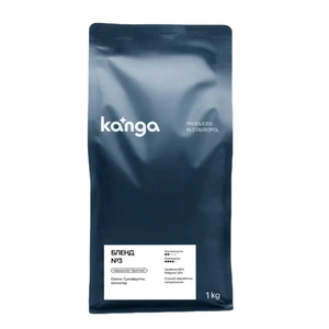 Кофе в зернах "Бленд №3" эспрессо 1кг (А80%/Р20%) Kanga