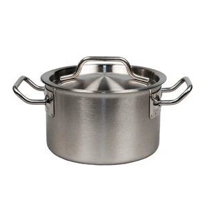Кастрюля  1,3 л 14*8,5 см с крышкой нерж. ИНДУКЦИЯ P.L. Proff Cuisine 