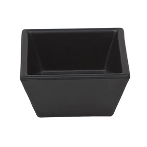 Соусник  30 мл 5,5*5,5 см h3 см квадрат. Black Finish пластик меламин P.L. Proff Cuisine