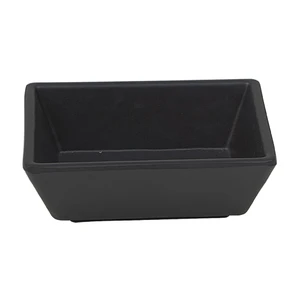 Соусник  50 мл 8,3*6,3 см h3 см прямоуг. Black Finish пластик меламин P.L. Proff Cuisine