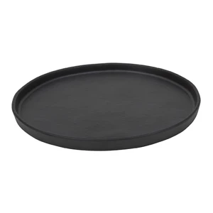 Тарелка с бортом 20,8*2,2 см Black Finish пластик меламин P.L. Proff Cuisine