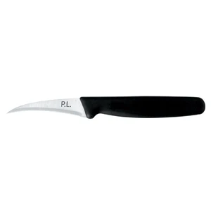 Нож для карвинга 7 см PRO-Line черная пластиковая ручка, P.L. Proff Cuisine