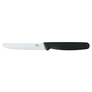 Нож PRO-Line для масла 16 см волнистое лезвие черная ручка P.L. Proff Cuisine
