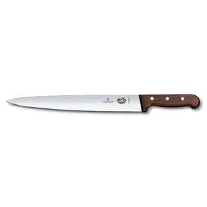 Нож для нарезки ломтиками 30 см ручка розовое дерево Victorinox Rosewood 