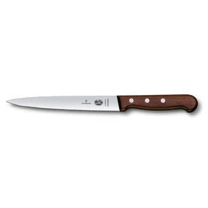 Нож филейный 18 см гибкое лезвие ручка розовое дерево Victorinox Rosewood