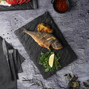 Блюдо прямоугольное 30*21 см h1,2 см Black Raw Stellar P.L. Proff Cuisine [1]