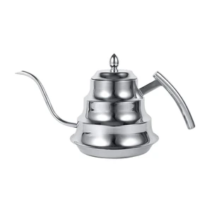 Кофейник чайник 1100 мл Бариста d 15/11,8 см h15,5 см нерж. цвет хром P.L.- Barbossa