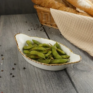 Блюдо овальное 22*11,5*3 см 240 мл с ручками Organica Grain P.L. Proff Cuisine [6]