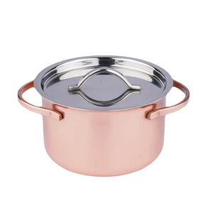 Соусник  90 мл d 6,6 см h3,8 см круглый с крышкой Copper нерж. P.L. Proff Cuisine
