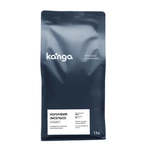 Кофе в зернах "Колумбия Эксельсо" эспрессо 1кг (А100%) Kanga