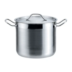 Кастрюля 13,5 л 28*22 см EcoLine с крышкой нерж. 18/0 ИНДУКЦИЯ P.L. Proff Cuisine