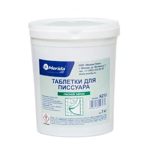 Merida таблетки для писуаров, хвоя, 1 кг