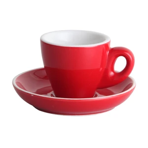 Кофейная пара  80 мл красная d 6,7 см h5,7 см Barista (Бариста) P.L. Proff Cuisine [6]