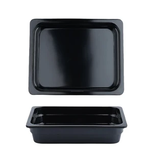 Гастроемкость 1/2 h65 мм пластик меламин 315*255*65 мм 4 л Black P.L. Proff Cuisine