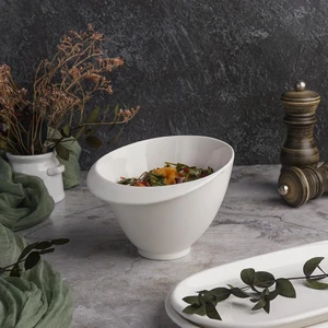 Салатник  560 мл d 15,2 см h10,3 см Oyster белый фарфор P.L. Proff Cuisine [6]