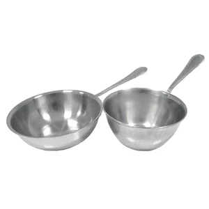 Соусник кокотница 100 мл d7 см h3,2 см круглый с ручкой нерж. "Соня" P.L. Proff Cuisine