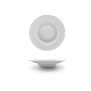 Тарелка глубокая 420 мл d 28 см h6,3 см Frost Marine White Moon P.L. Proff Cuisine [3]