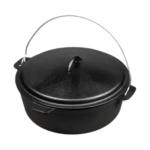 Казан котел  6 л чугун с крышкой черный ИНДУКЦИЯ P.L. Proff Cuisine