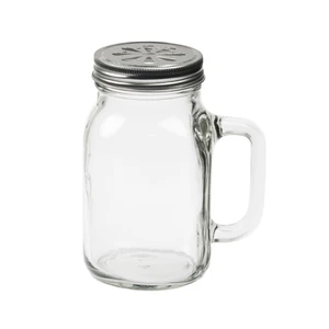 Банка для подачи коктейлей 600 мл с крышкой d 7 см h15 см P.L. - BarWare [1]