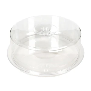 Подставка для торта 34 см h13 см с крышкой пластик P.L. Proff Cuisine