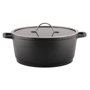 Кастрюля  7 л 28/24,8*17 см с крышкой New Kitchen Standard алюм. с антиприг. покрытием ИНДУКЦИЯ