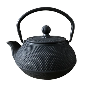 Чайник 600 мл с ситом Black iron чугун d 14 см h8 см черный P.L. Proff Cuisine [1]