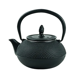 Чайник 850 мл с ситом Black iron чугун d 15 см h8,5 см черный P.L. Proff Cuisine [1]