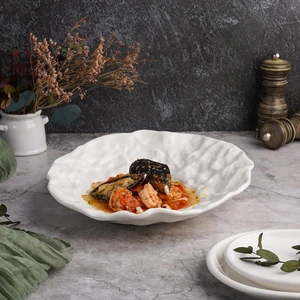 Салатник  650 мл d 25,6 см h5,9 см Oyster белый фарфор P.L. Proff Cuisine [3]