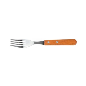 Вилка для стейка 19 см набор 6 шт деревянная ручка, P.L. Proff Cuisine