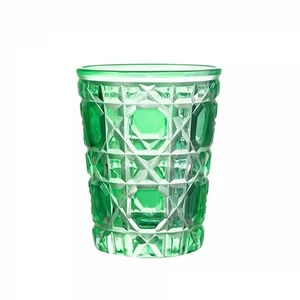 Стакан Олд Фэшн 340 мл Green Panel d 8,5 см h10,9 см "UTOPIA" P.L.- Barbossa [6]