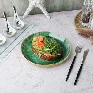 Тарелка с бортом d 22 см h2,7 см Green Frutti di Mare P.L. [1]