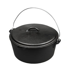 Казан котел  8 л чугун с крышкой черный ИНДУКЦИЯ P.L. Proff Cuisine