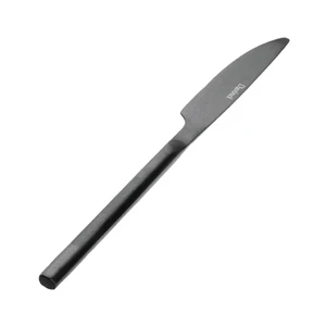 Нож столовый 22 см матовый черный цвет Black Sapporo PVD P.L. - Davinci [12]