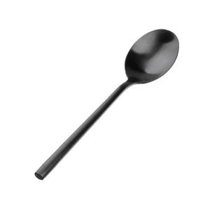 Ложка столовая 19,5 см матовая черный цвет Black Sapporo PVD P.L. - Davinci [12]
