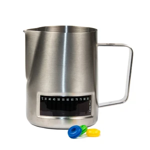 Питчер молочник 600 мл с инд. темп. Coffee Classic Pro d 9,3/8 см h11 см нерж. Barbossa