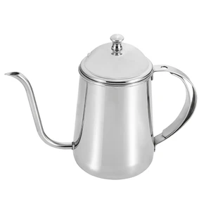 Кофейник чайник  600 мл Бариста d 9,5/8,5 см h16,5 см нерж. сталь, хром цвет, P.L.- Barbossa
