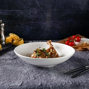 Салатник 1000 мл d 24 см h5,7 cм White Raw Wood P.L. Proff Cuisine [4]