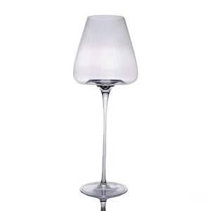 Бокал для вина 550 мл "Zie Optical" d 10,1/6,2 см h28 см оптические грани P.L. - BarWare [4]