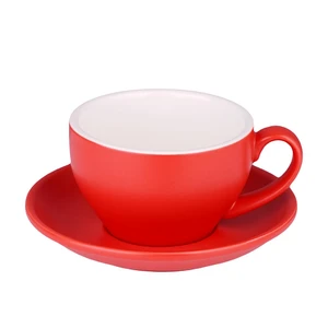 Чайная пара 300 мл красная матовая d 10,3 см h6,6 см Barista (Бариста) P.L. Proff Cuisine [6]