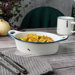 Блюдо овальное 25*16,1 см h5,5 см 880 мл с ручками Bakery Fusion P.L. Proff Cuisine [2]