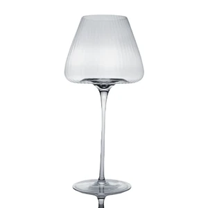 Бокал для вина 710 мл "Zie Optical" d 12,2/6,6 см h25,3 см оптические грани P.L. - BarWare [4]