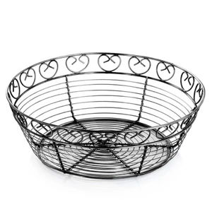 Корзинка для подачи 25*8 см черная металл P.L. Proff Cuisine