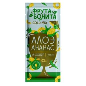 Основа для холодных напитков Алоэ-Ананас 85гр сашет Колд Микс Фрута Бонита [20]