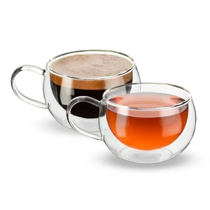 Кружка 150 мл Hemisphere Coffee прозрачная термостекло P.L. Proff Cuisine [1]