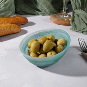 Салатник 320 мл d 12 см h7 см Green Sky косой матовое стекло P.L. Proff Cuisine [6]