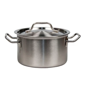 Кастрюля  1,9 л 16*9,5 см с крышкой нерж. ИНДУКЦИЯ P.L. Proff Cuisine 