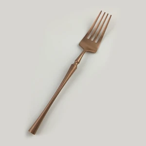 Вилка столовая 21 см матовая цвет медь PVD 1920-Copper P.L. [12]