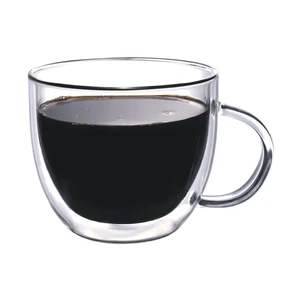 Кружка 350 мл Hemisphere Coffee прозрачная набор 2 шт. d 9 см h10 см термостекло P.L. [1]