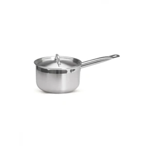 Сотейник 1,3 л с крышкой 14*8,5 см нерж. ИНДУКЦИЯ LUXSTAHL